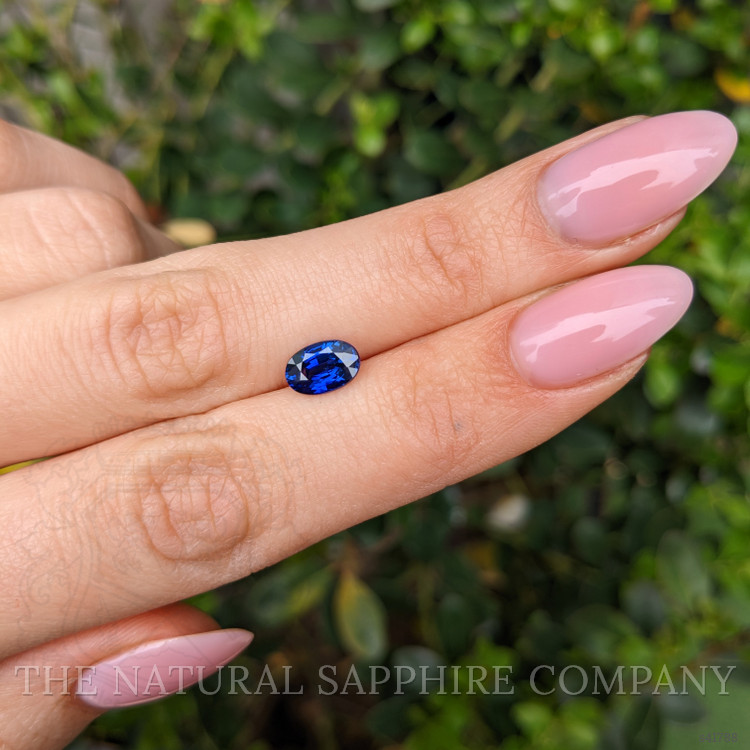 1.71 Ct. Blue Sapphire from Ceylon (Sri Lanka)