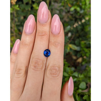 2.07 Ct. Blue Sapphire from Ceylon (Sri Lanka) Life Style
