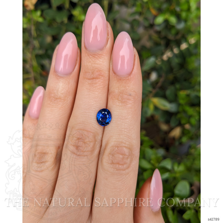 2.07 Ct. Blue Sapphire from Ceylon (Sri Lanka)