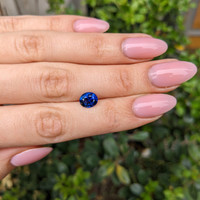 2.07 Ct. Blue Sapphire from Ceylon (Sri Lanka) Life Style