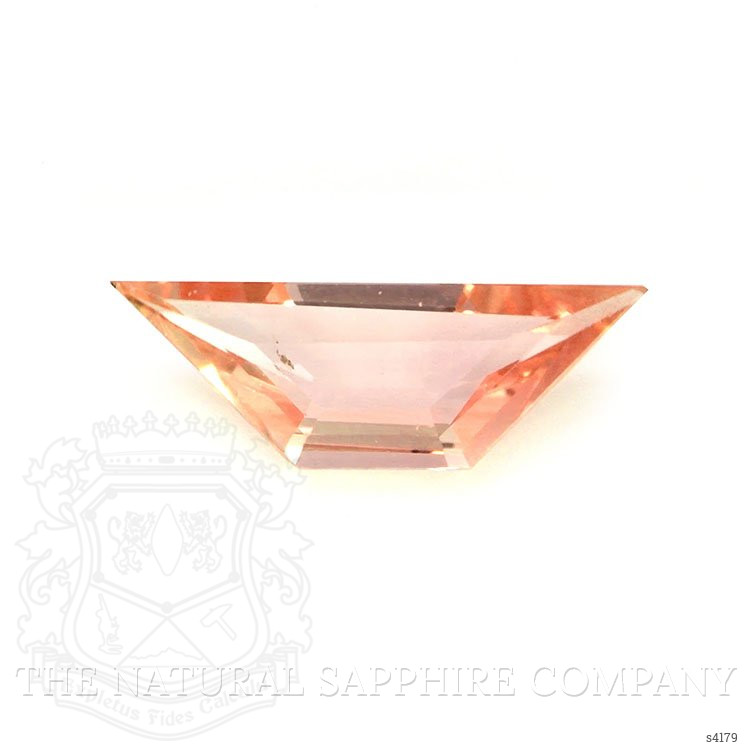 0.47 Ct. Peach Sapphire from Ceylon (Sri Lanka)