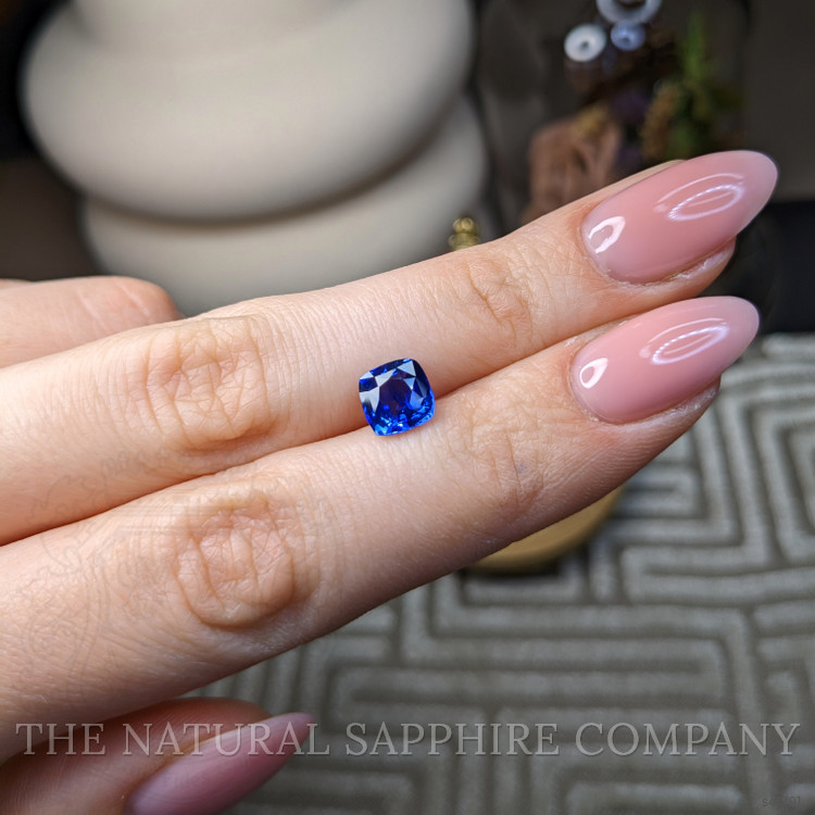 2.07 Ct. Blue Sapphire from Ceylon (Sri Lanka)