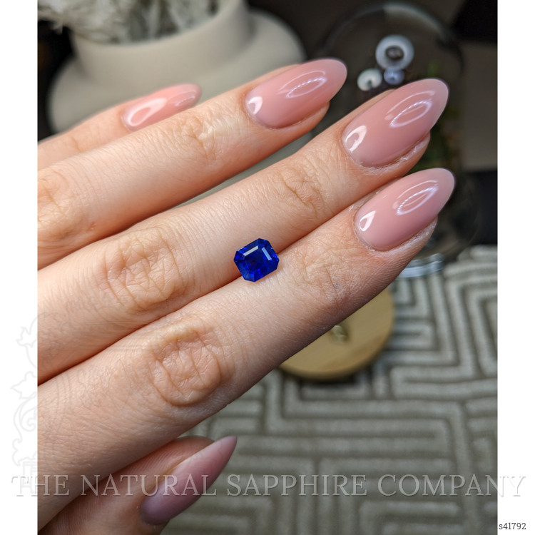 2.05 Ct. Blue Sapphire from Ceylon (Sri Lanka)