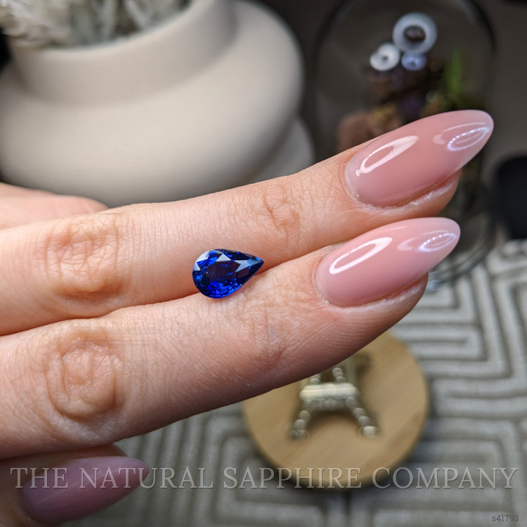 2.78 Ct. Blue Sapphire from Ceylon (Sri Lanka)