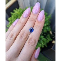 2.20 Ct. Blue Sapphire from Ceylon (Sri Lanka) Life Style
