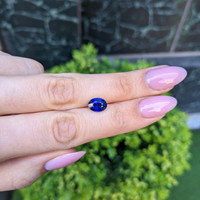 2.54 Ct. Blue Sapphire from Ceylon (Sri Lanka) Life Style