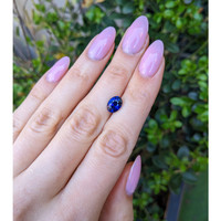 2.54 Ct. Blue Sapphire from Ceylon (Sri Lanka) Life Style