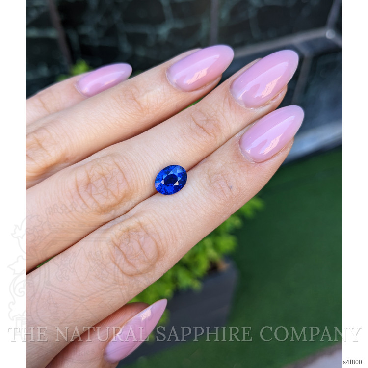 2.52 Ct. Blue Sapphire from Ceylon (Sri Lanka)