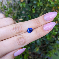 2.29 Ct. Blue Sapphire from Ceylon (Sri Lanka) Life Style