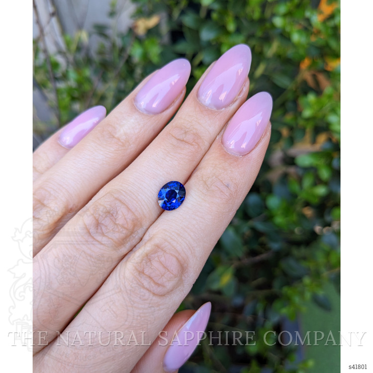 2.29 Ct. Blue Sapphire from Ceylon (Sri Lanka)