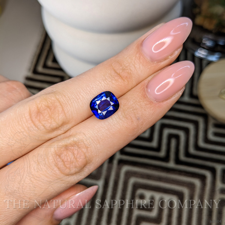 4.34 Ct. Blue Sapphire from Ceylon (Sri Lanka)