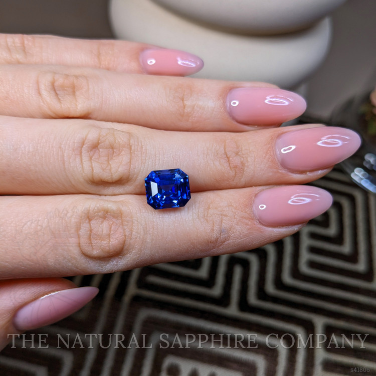 6.98 Ct. Blue Sapphire from Ceylon (Sri Lanka)