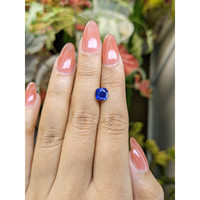 2.25 Ct. Blue Sapphire from Ceylon (Sri Lanka) Life Style