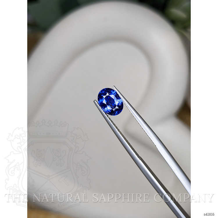 1.63 Ct. Blue Sapphire from Ceylon (Sri Lanka)