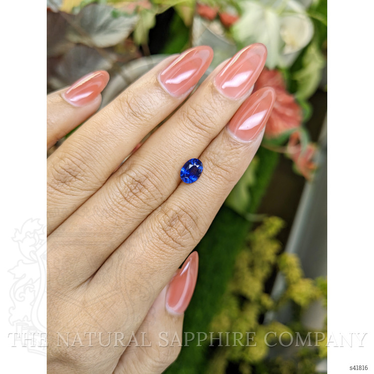 1.63 Ct. Blue Sapphire from Ceylon (Sri Lanka)