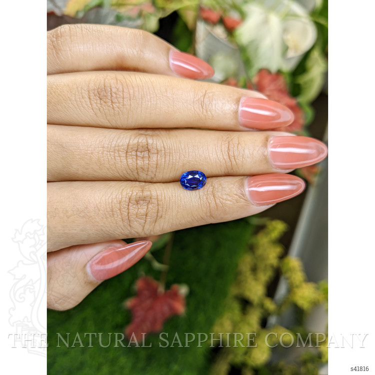 1.63 Ct. Blue Sapphire from Ceylon (Sri Lanka)