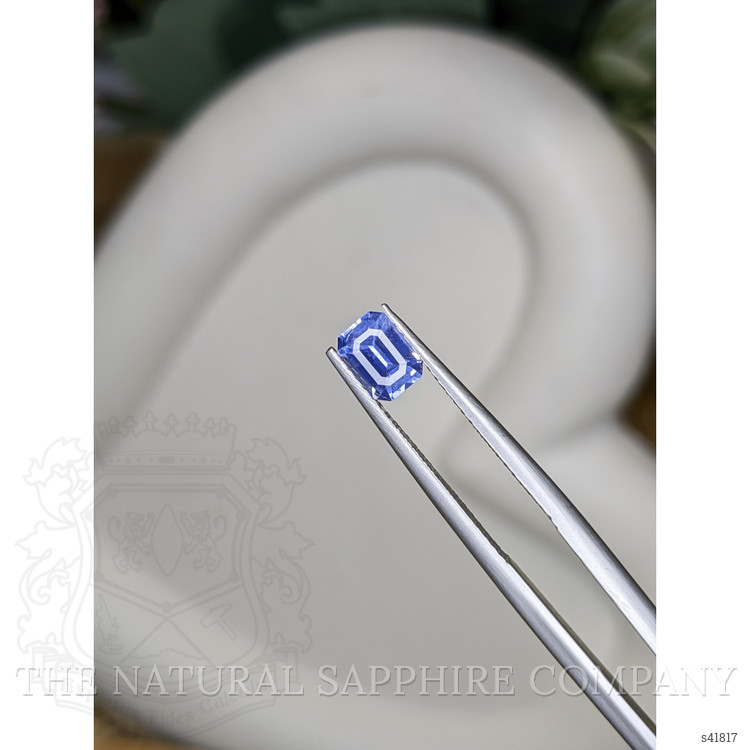 0.78 Ct. Blue Sapphire from Ceylon (Sri Lanka)