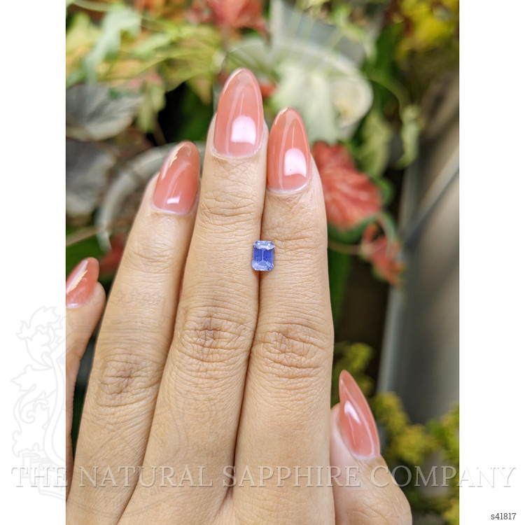 0.78 Ct. Blue Sapphire from Ceylon (Sri Lanka)