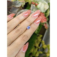0.78 Ct. Blue Sapphire from Ceylon (Sri Lanka) Life Style