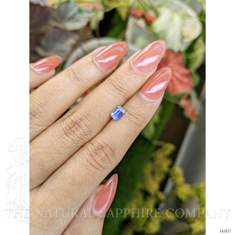 0.78 Ct. Blue Sapphire from Ceylon (Sri Lanka)