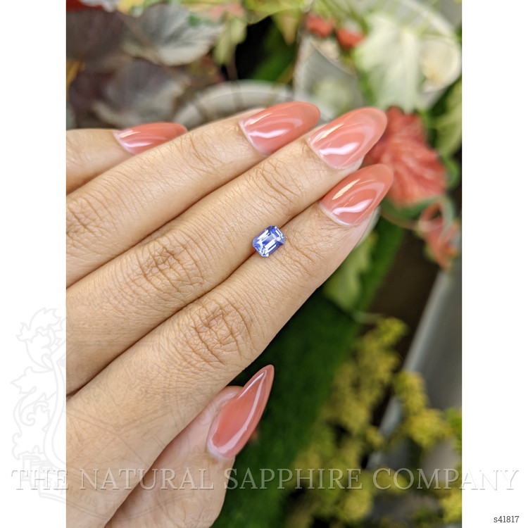 0.78 Ct. Blue Sapphire from Ceylon (Sri Lanka)