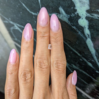 0.50 Ct. Peach Sapphire from Ceylon (Sri Lanka) Life Style