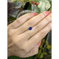 1.22 Ct. Blue Sapphire from Ceylon (Sri Lanka) Life Style