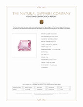 0.50 Ct. Pink Sapphire from Ceylon (Sri Lanka) Scan Report