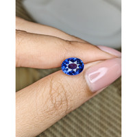 2.46 Ct. Blue Sapphire from Ceylon (Sri Lanka) Life Style