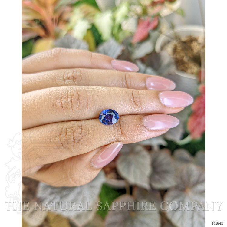 2.46 Ct. Blue Sapphire from Ceylon (Sri Lanka)