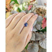2.46 Ct. Blue Sapphire from Ceylon (Sri Lanka) Life Style
