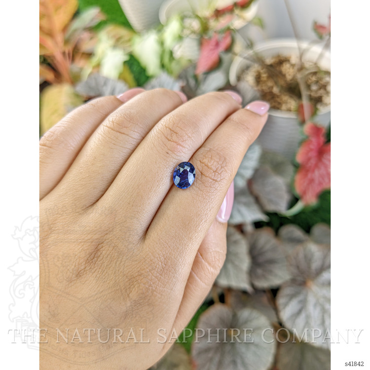2.46 Ct. Blue Sapphire from Ceylon (Sri Lanka)