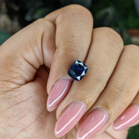 3.14 Ct. Blue Sapphire from Madagascar Life Style