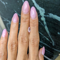 0.53 Ct. Pink Sapphire from Ceylon (Sri Lanka) Life Style