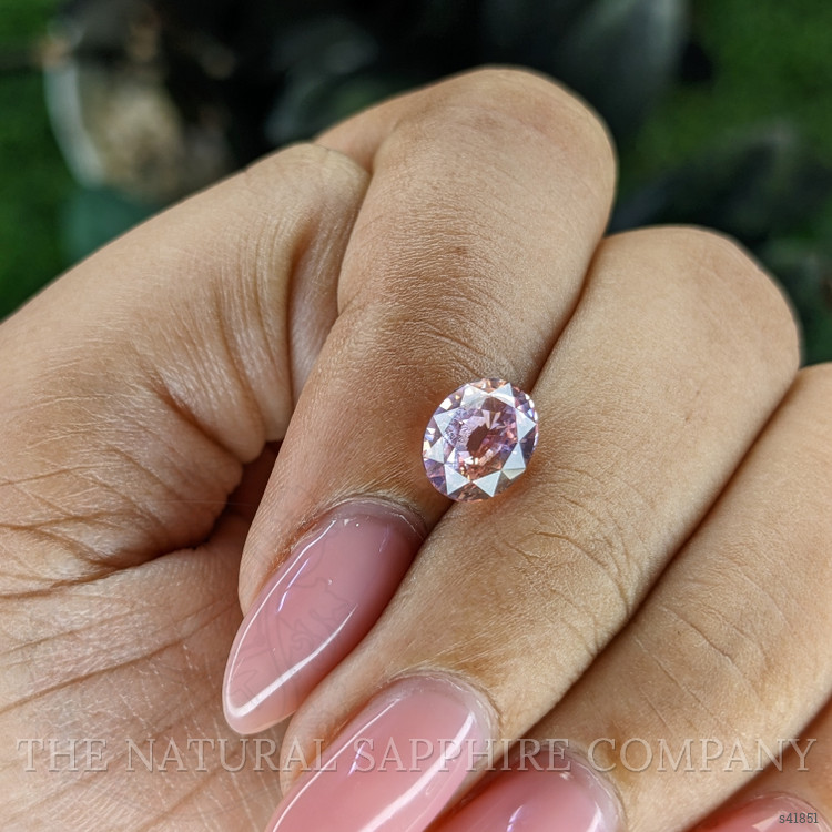 2.09 Ct. Peach Sapphire from Ceylon (Sri Lanka)