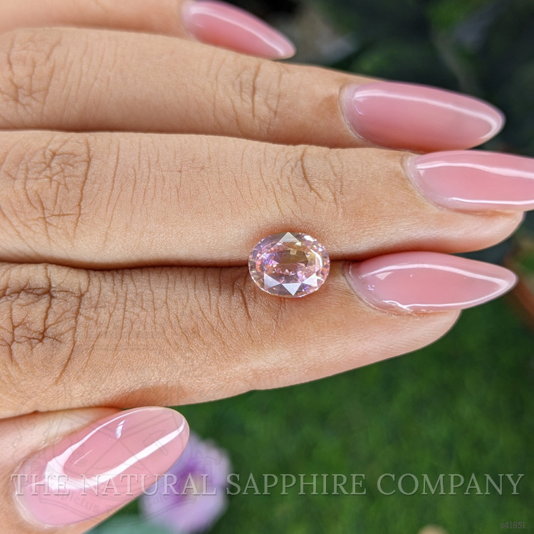 2.09 Ct. Peach Sapphire from Ceylon (Sri Lanka)