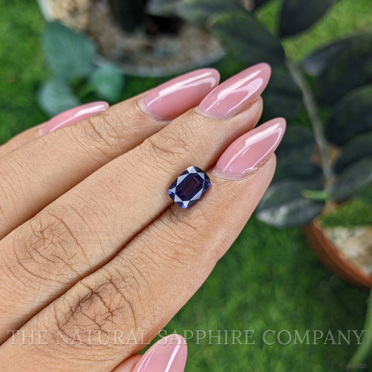 1.53 Ct. Bluish Purple Sapphire from Ceylon (Sri Lanka)