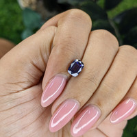 1.53 Ct. Bluish Purple Sapphire from Ceylon (Sri Lanka) Life Style
