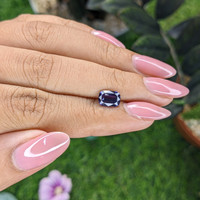 1.53 Ct. Bluish Purple Sapphire from Ceylon (Sri Lanka) Life Style