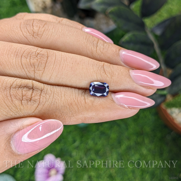 1.53 Ct. Bluish Purple Sapphire from Ceylon (Sri Lanka)