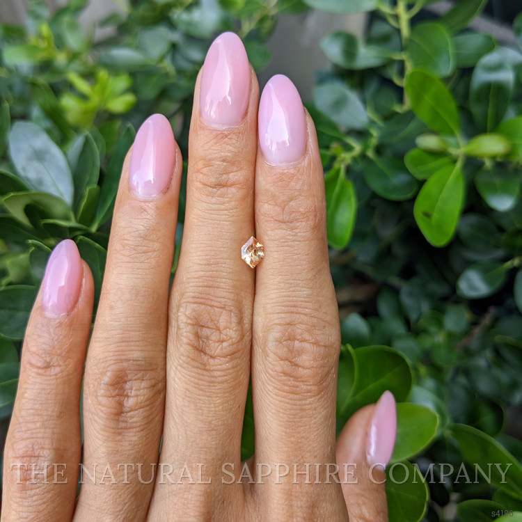 0.54 Ct. Peach Sapphire from Ceylon (Sri Lanka)