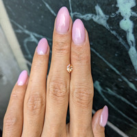 0.54 Ct. Peach Sapphire from Ceylon (Sri Lanka) Life Style