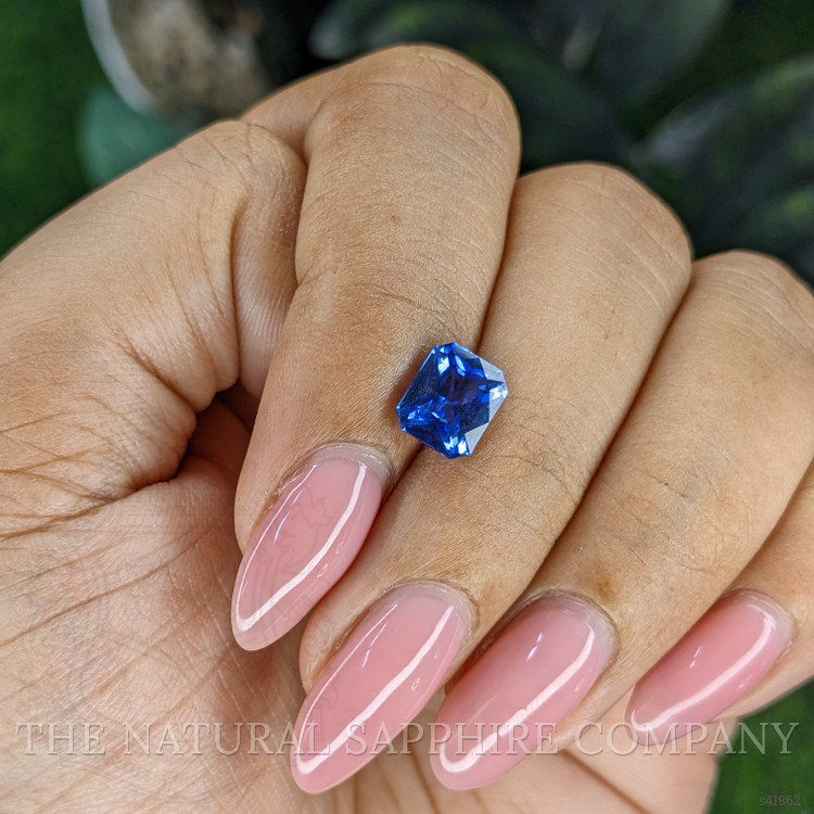 2.06 Ct. Blue Sapphire from Ceylon (Sri Lanka)