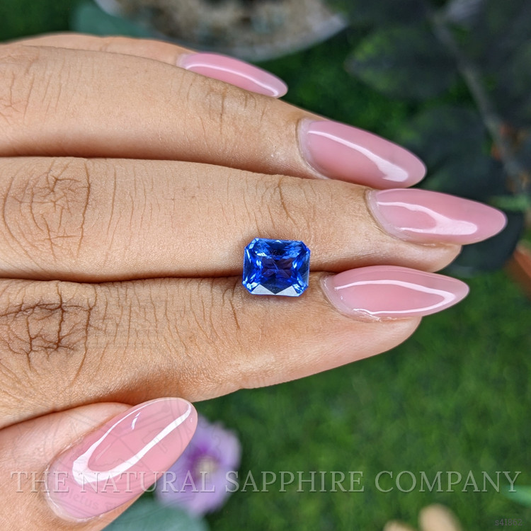 2.06 Ct. Blue Sapphire from Ceylon (Sri Lanka)