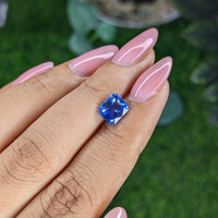 2.06 Ct. Blue Sapphire from Ceylon (Sri Lanka) Life Style