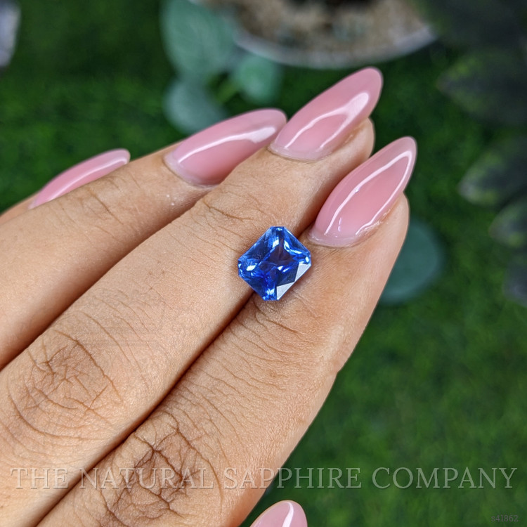 2.06 Ct. Blue Sapphire from Ceylon (Sri Lanka)