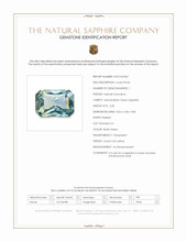 2.00 Ct. Bluish Green Sapphire from Ceylon (Sri Lanka) Scan Report