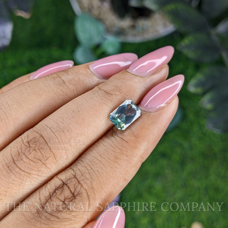 2.00 Ct. Bluish Green Sapphire from Ceylon (Sri Lanka)