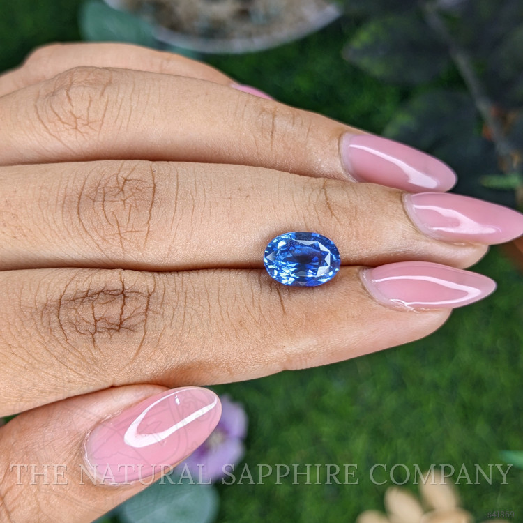 3.10 Ct. Blue Sapphire from Ceylon (Sri Lanka)