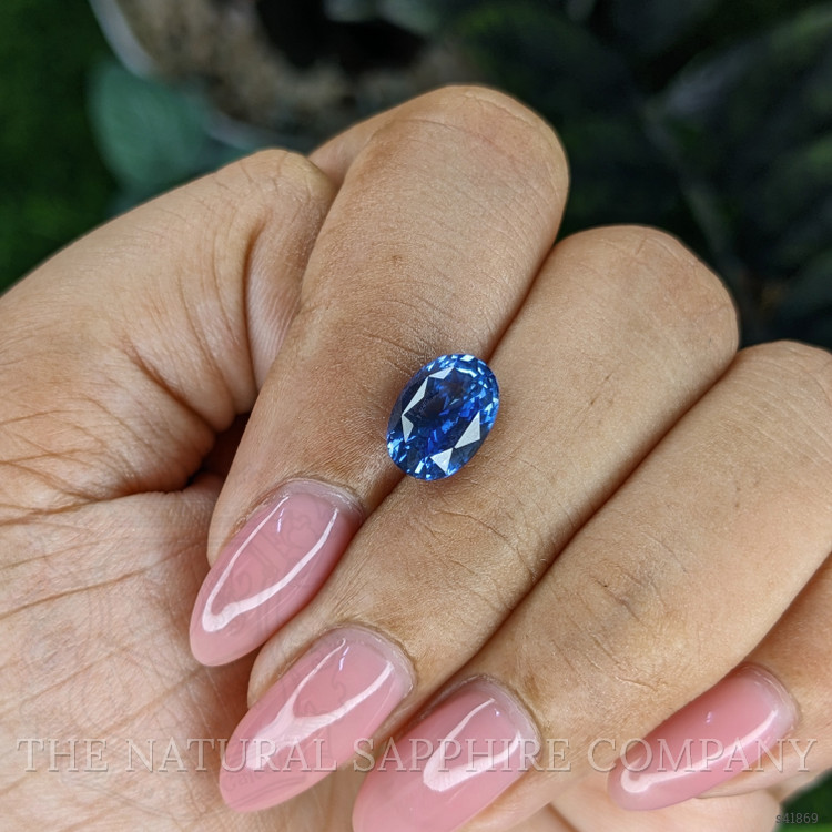 3.10 Ct. Blue Sapphire from Ceylon (Sri Lanka)